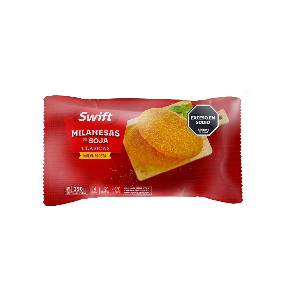 milanesas de soja clásica